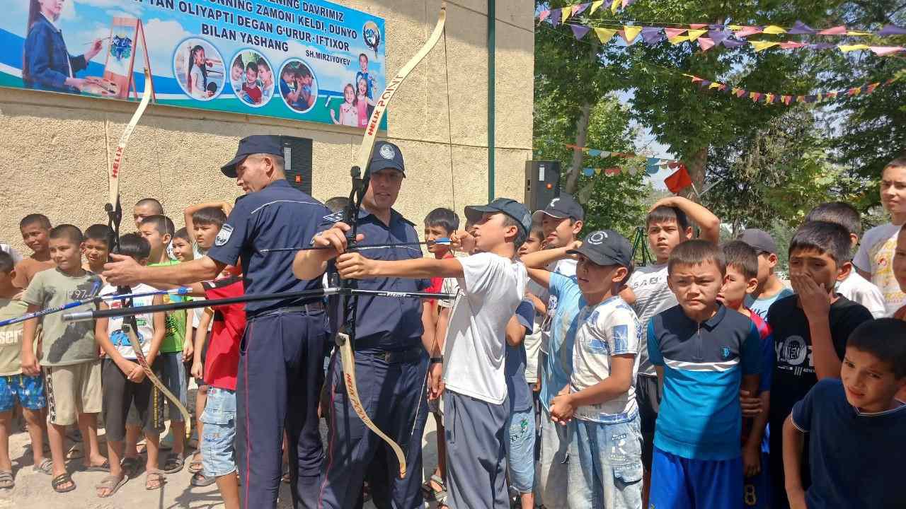 Oromgohda yoz: Milliy gvardiya ishtirokidagi harbiy-vatanparvarlik tadbirlari davom etmoqda