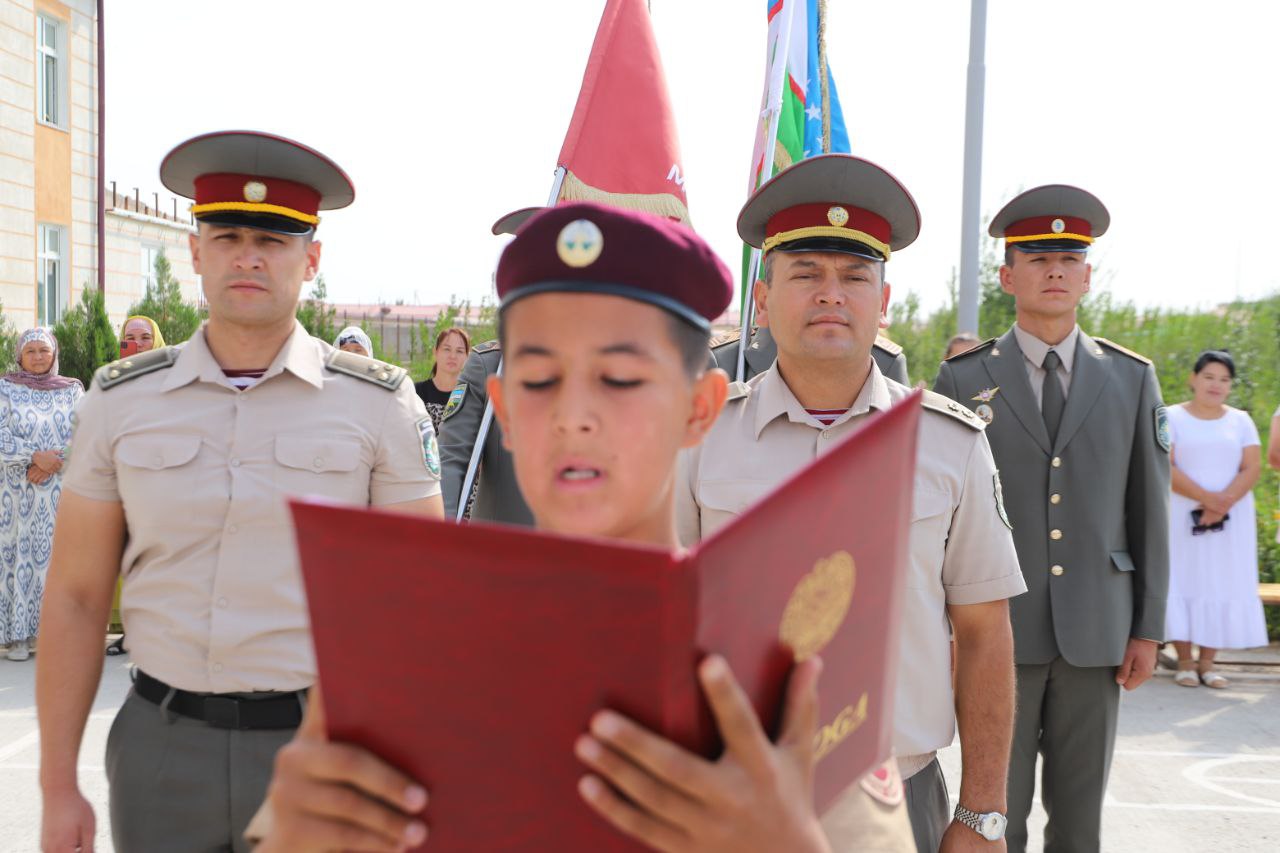 Xorazm viloyati Yangibozor tumanida "Yosh gvardiyachilar" sinfi ochildi
