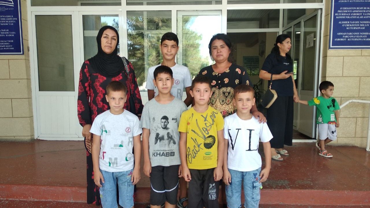 Oilaviy bolalar uylari farzandlari kitob taqdimotida ishtirok etishdi