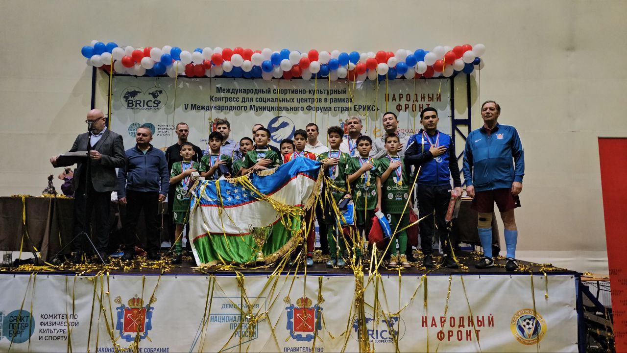 SANKT-PETERBURGDA FUTBOL BO‘YICHA BO‘LIB O‘TGAN XALQARO TURNIRDA 22-SONLI MEHRIBONLIK UYI TARBIYALANUVCHILARI G‘OLIB BO‘LISHDI