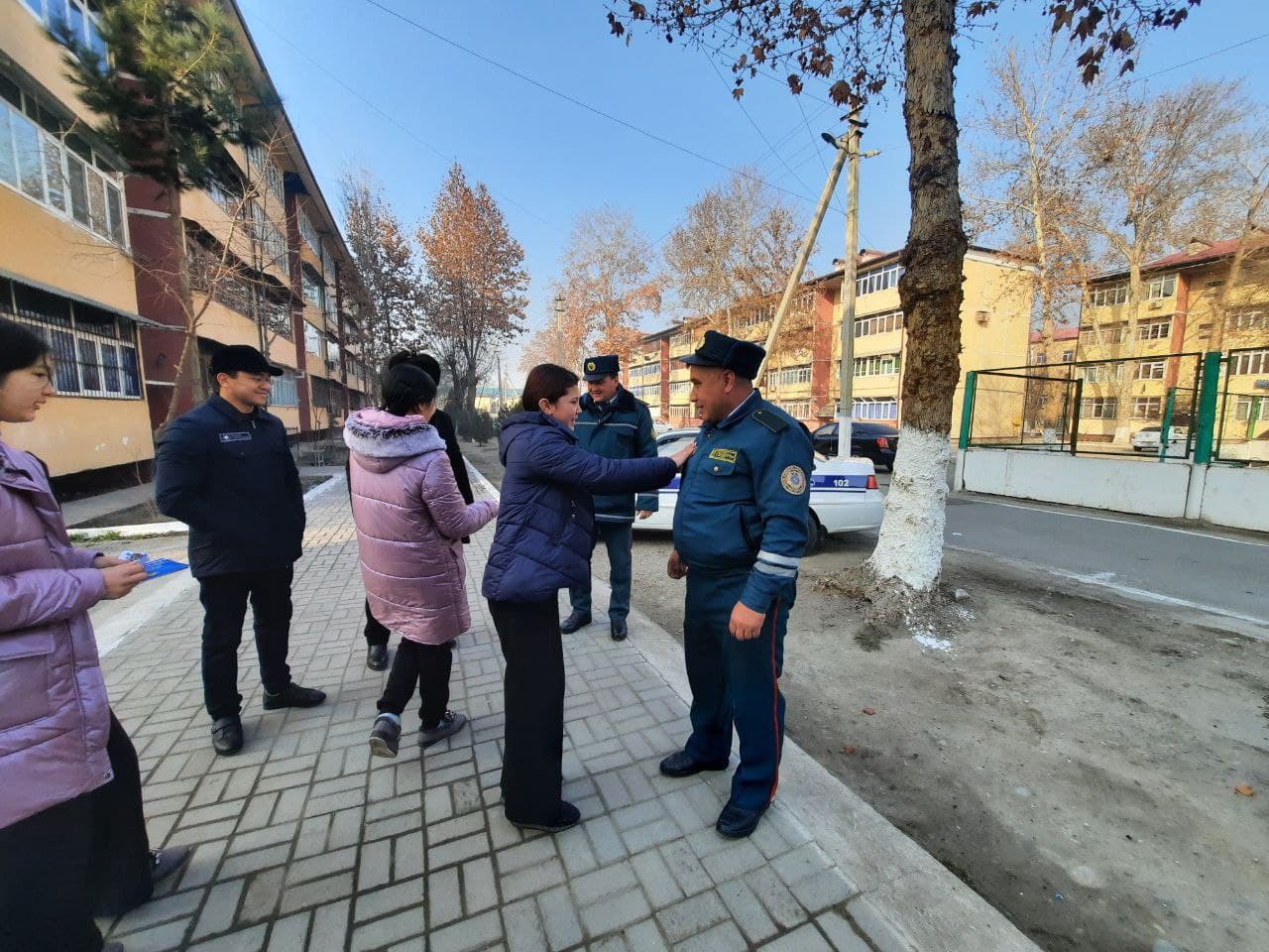 Воспитанники Дома "Мехрибонлик" поздравили защитников Родины с праздником