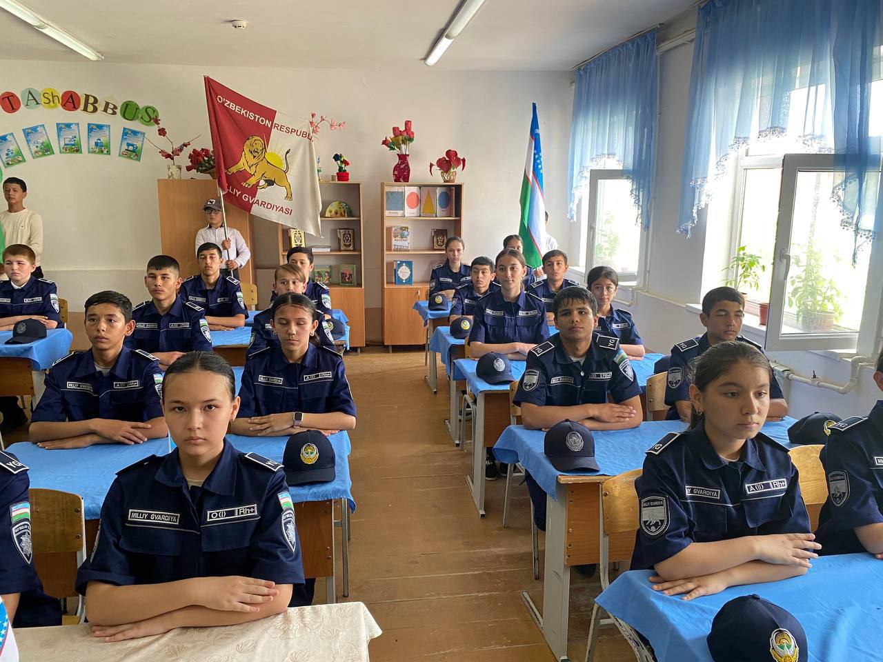 Buxoro viloyatida "Yosh gvardiyachilar" sinflari tashkil etildi