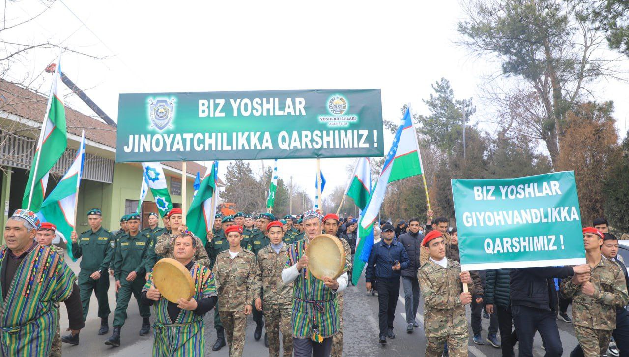 Yoshlar oʻrtasida sogʻlom turmush tarzi targʻib qilinmoqda