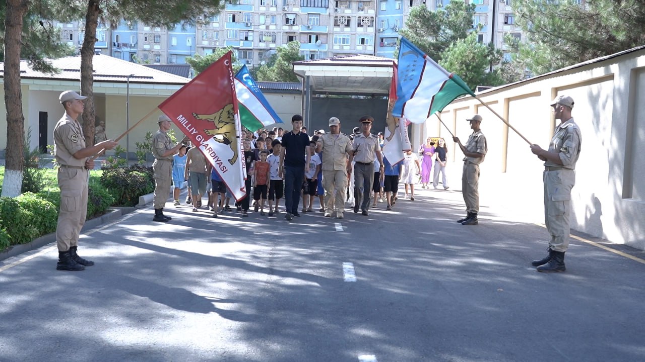 Milliy gvardiyada Toshkent shahri  bo'yicha boshqarmasi harbiy qismida “Ochiq eshiklar kuni”