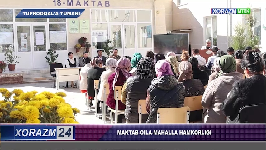Maktab-oila-mahalla hamkorligi