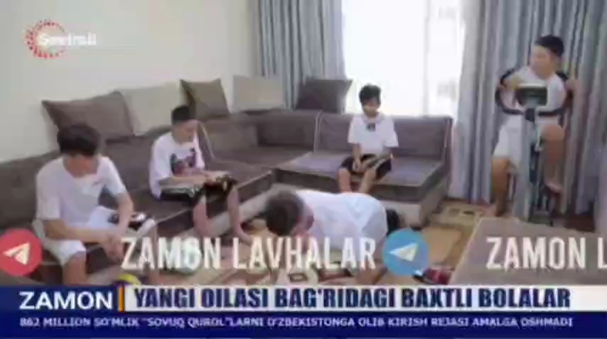 YANGI OILASI BAG‘RIDAGI BAXTLI BOLALAR