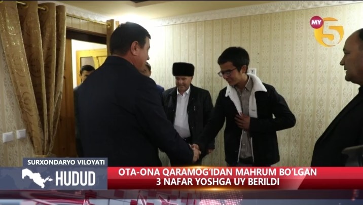 Ota-ona qaramog’idan mahrum bo’lgan 3 nafar yoshga uy berildi.