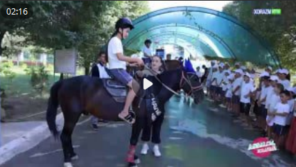 Chavandozlar maktabi tomonidan yozgi oromgohlarda ot sporti boʻyicha mahorat darslari oʻtkazildi