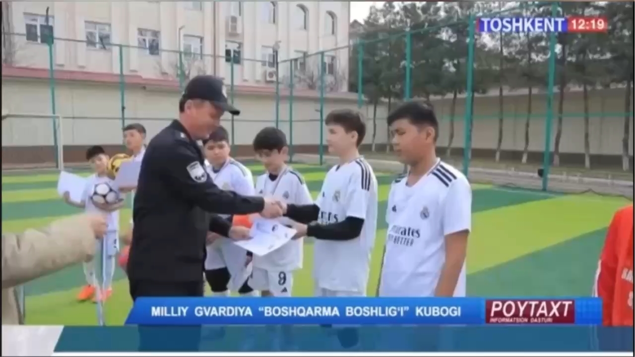 Milliy gvardiya Toshkent shahri boʻyicha boshqarmasi boshlig‘i kubogi uchun minifutbol musobaqasi