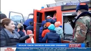 Bolalar yongʻin xavfsizligi qoidalarini bilib olishdi