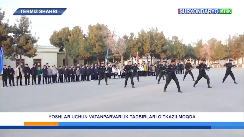Yoshlar uchun vatanparvarlik tadbirlari oʻtkazilmoqda