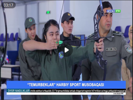 "TEMURBEKLAR" HARBIY SPORT MUSOBAQASI